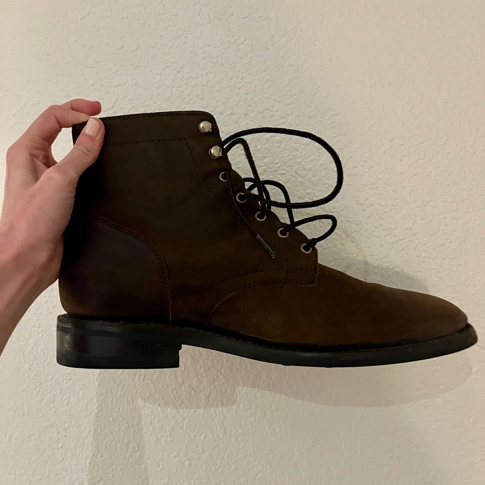 Men's Brown Leather Boots